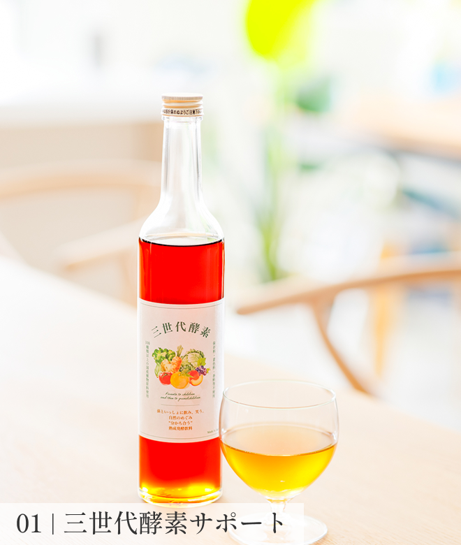 01 三世代酵素サポート